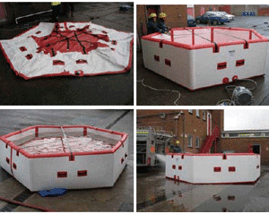 Inflatable Water Dam Uses