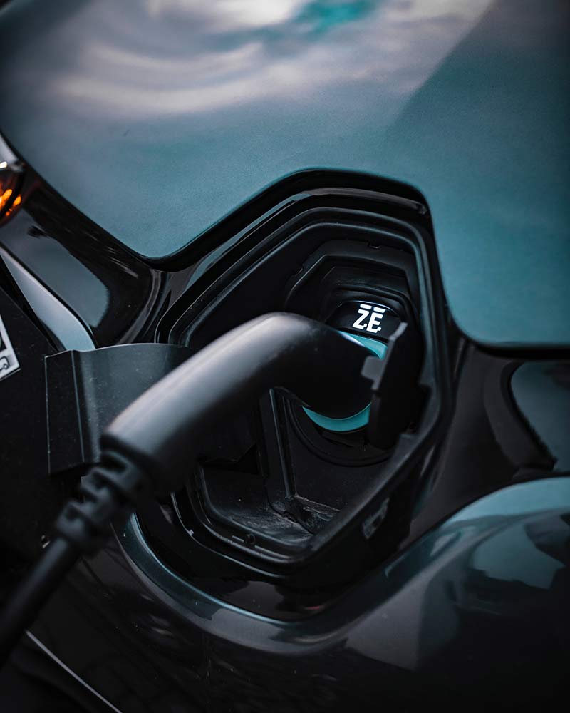 Charging electric car